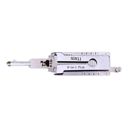 Mr. Li's Original Lishi NSN11 2in1 Decoder and Pick for Nissan, Ford, Subaru
