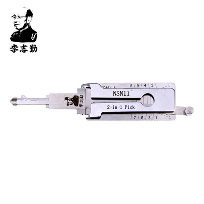 Mr. Li's Original Lishi NSN11 2in1 Decoder and Pick for Nissan, Ford, Subaru