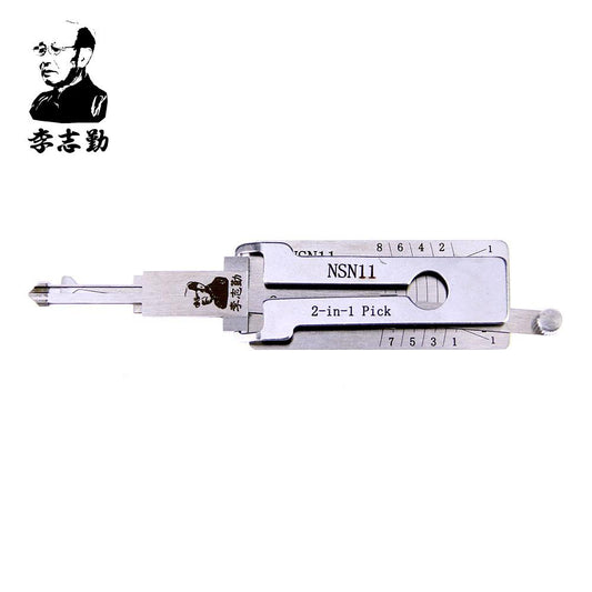 Mr. Li's Original Lishi NSN11 2in1 Decoder and Pick for Nissan, Ford, Subaru