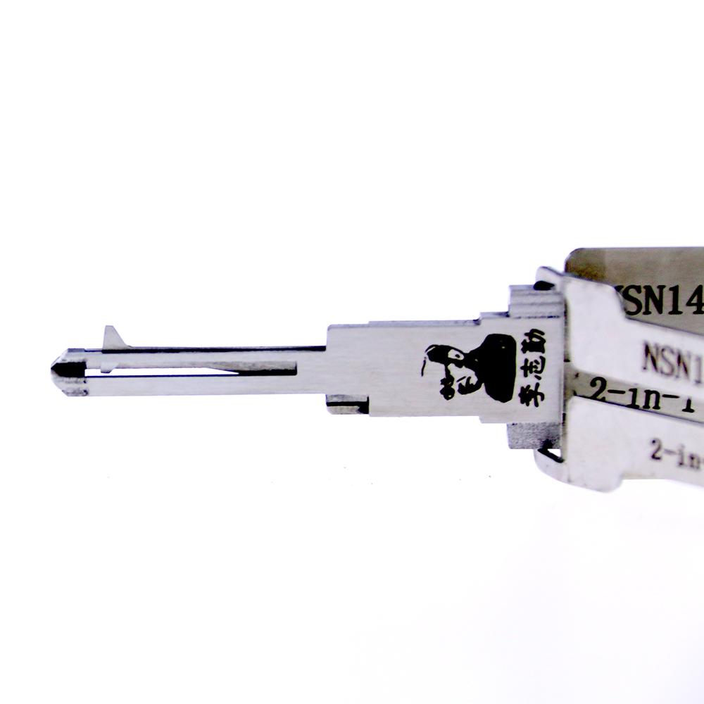 Mr. Li's Original Lishi NSN14 (Ignition) 2in1 Decoder and Pick for Nissan, Ford, Subaru
