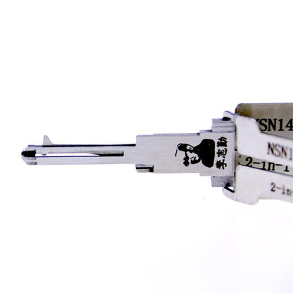 Mr. Li's Original Lishi NSN14 (Ignition) 2in1 Decoder and Pick for Nissan, Ford, Subaru