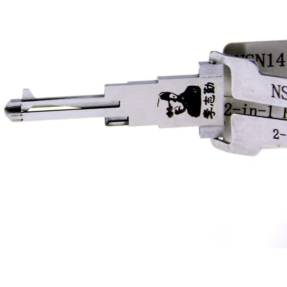 Mr. Li's Original Lishi NSN14 2in1 Decoder and Pick for Nissan, Ford, Subaru