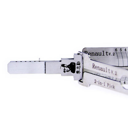 Mr. Li's Original Lishi Renault 2-in-1 Decoder and Pick for Renault