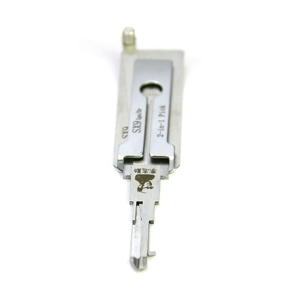 Mr. Li's Original Lishi SX9 2in1 Decoder and Pick for Peugeot/Citroen
