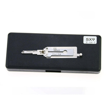 Mr. Li's Original Lishi SX9 2in1 Decoder and Pick for Peugeot/Citroen