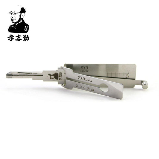 Mr. Li's Original Lishi SX9 2in1 Decoder and Pick for Peugeot/Citroen