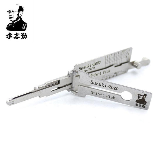 Mr. Li's Original Lishi Suzuki-2020 2in1 Decoder and Pick for Suzuki