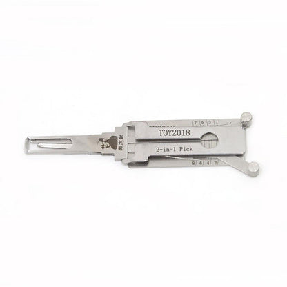 Mr. Li's Original Lishi TOY2018 2in1 Decoder and Pick for Toyota 2018 Keyway