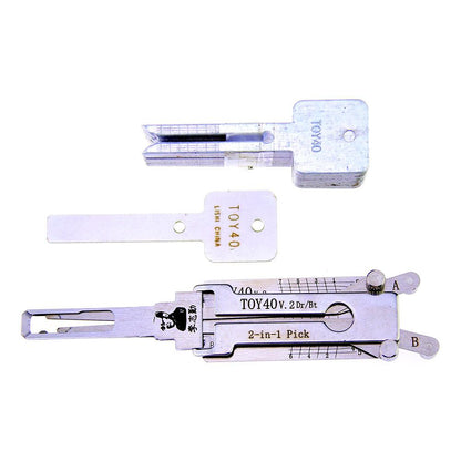 Mr. Li's Original Lishi TOY40 2in1 Decoder and Pick for Toyota/Lexus