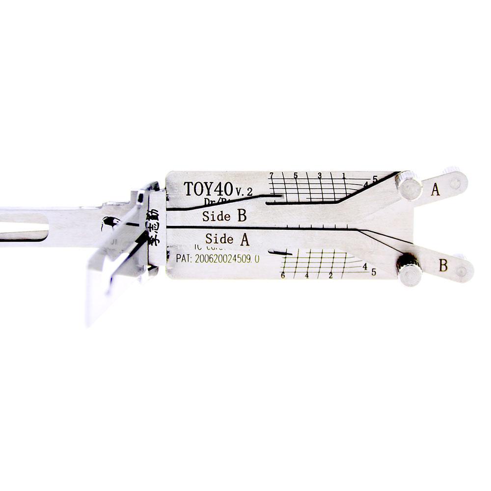 Mr. Li's Original Lishi TOY40 2in1 Decoder and Pick for Toyota/Lexus