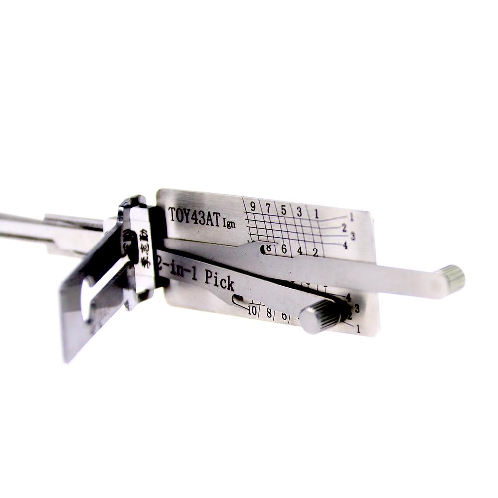 Mr. Li's Original Lishi TOY43AT (Ignition) 2in1 Decoder and Pick for Toyota