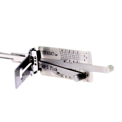 Mr. Li's Original Lishi TOY43AT (Ignition) 2in1 Decoder and Pick for Toyota