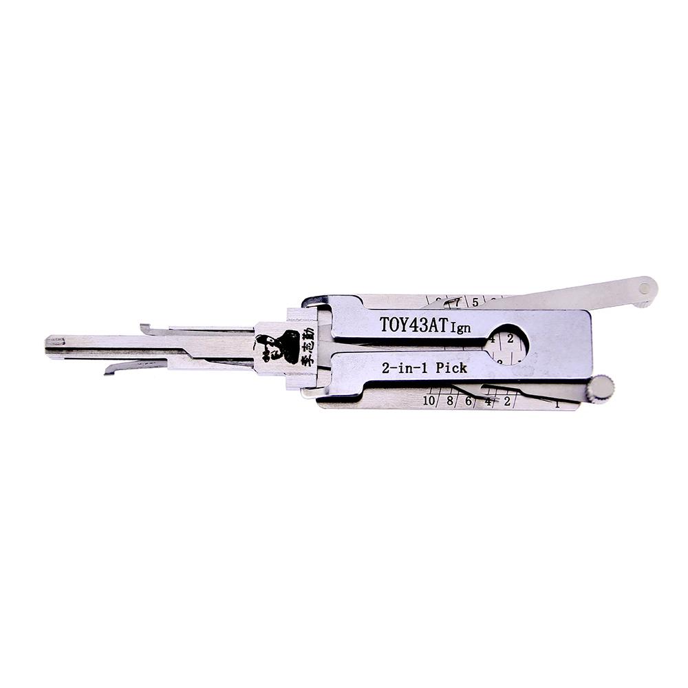 Mr. Li's Original Lishi TOY43AT (Ignition) 2in1 Decoder and Pick for Toyota