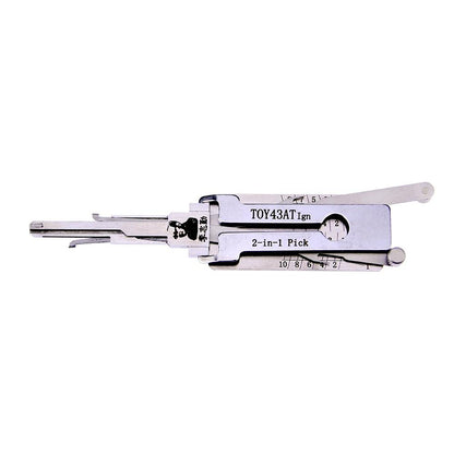 Mr. Li's Original Lishi TOY43AT (Ignition) 2in1 Decoder and Pick for Toyota