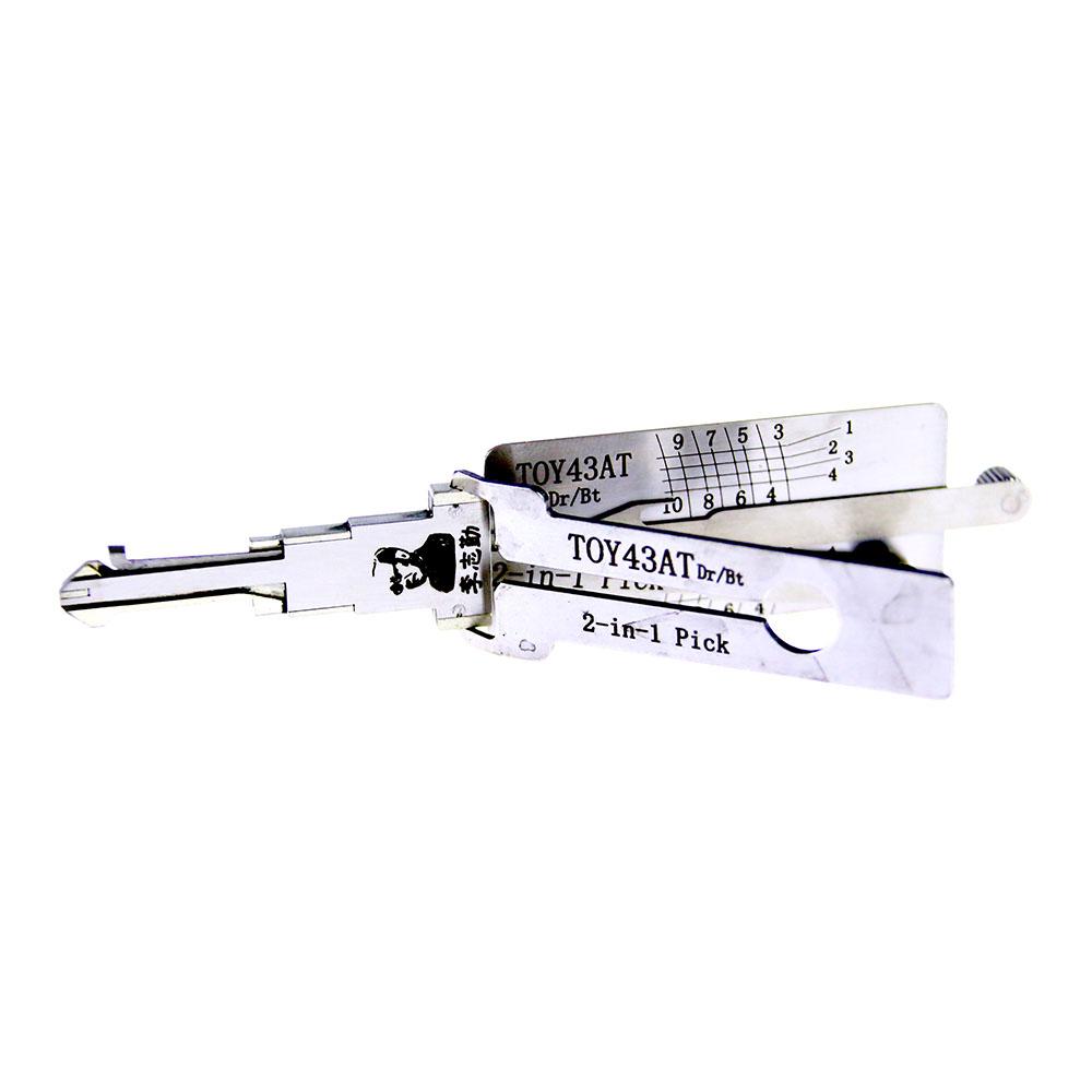 Mr. Li's Original Lishi TOY43AT 2in1 Decoder and Pick for Toyota