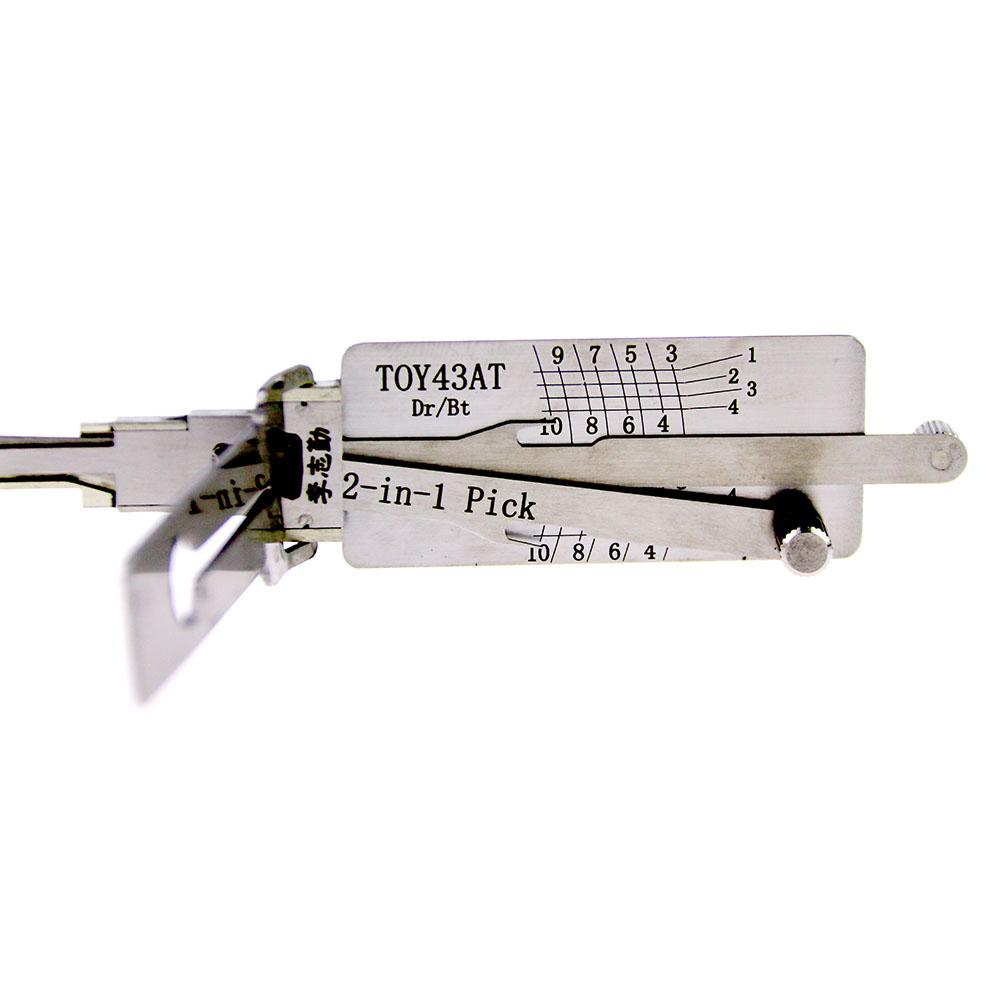 Mr. Li's Original Lishi TOY43AT 2in1 Decoder and Pick for Toyota