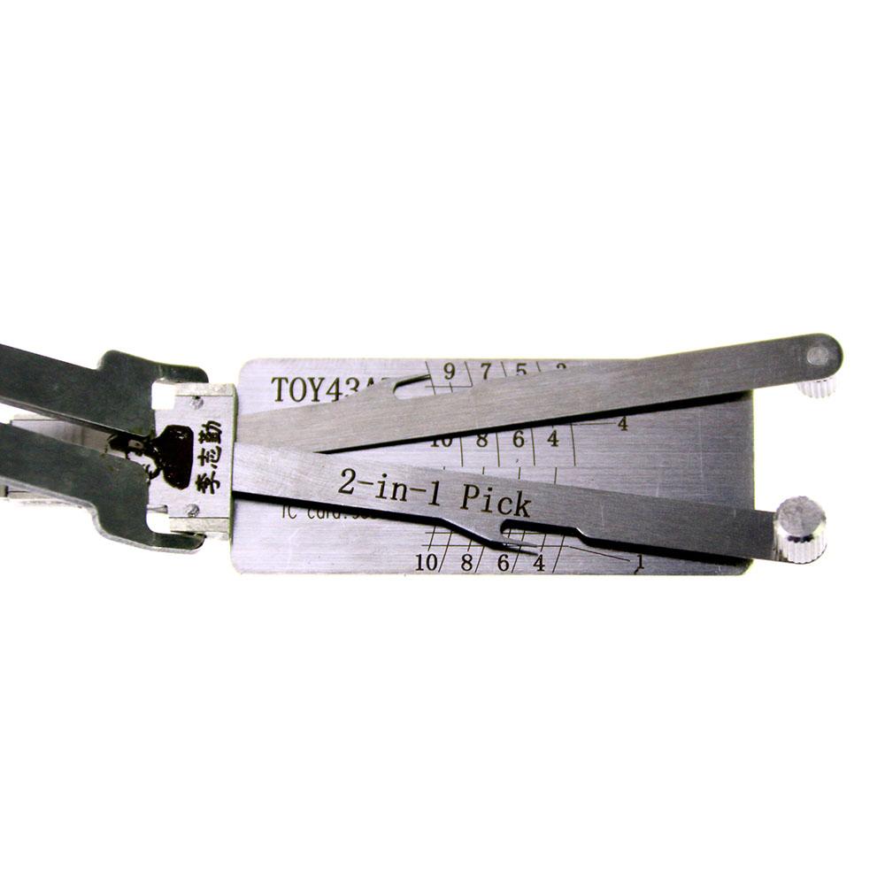 Mr. Li's Original Lishi TOY43AT 2in1 Decoder and Pick for Toyota