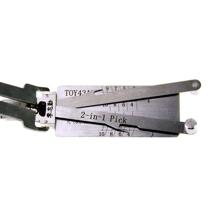 Mr. Li's Original Lishi TOY43AT 2in1 Decoder and Pick for Toyota