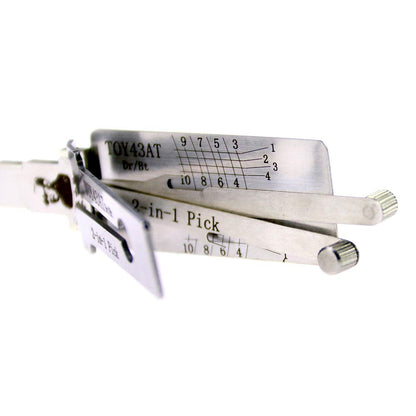 Mr. Li's Original Lishi TOY43AT 2in1 Decoder and Pick for Toyota