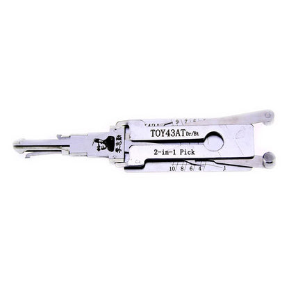 Mr. Li's Original Lishi TOY43AT 2in1 Decoder and Pick for Toyota
