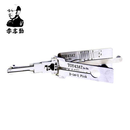 Mr. Li's Original Lishi TOY43AT 2in1 Decoder and Pick for Toyota
