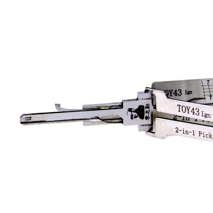 Mr. Li's Original Lishi TOY43 (Ignition) 2in1 Decoder and Pick for Toyota