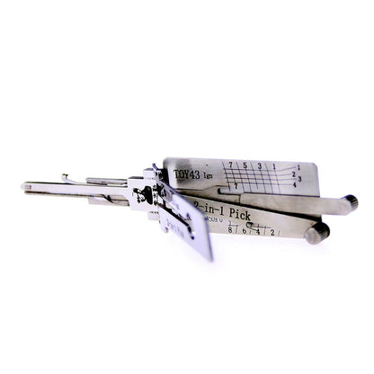 Mr. Li's Original Lishi TOY43 (Ignition) 2in1 Decoder and Pick for Toyota