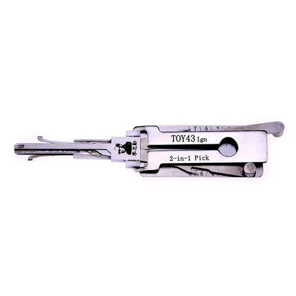 Mr. Li's Original Lishi TOY43 (Ignition) 2in1 Decoder and Pick for Toyota