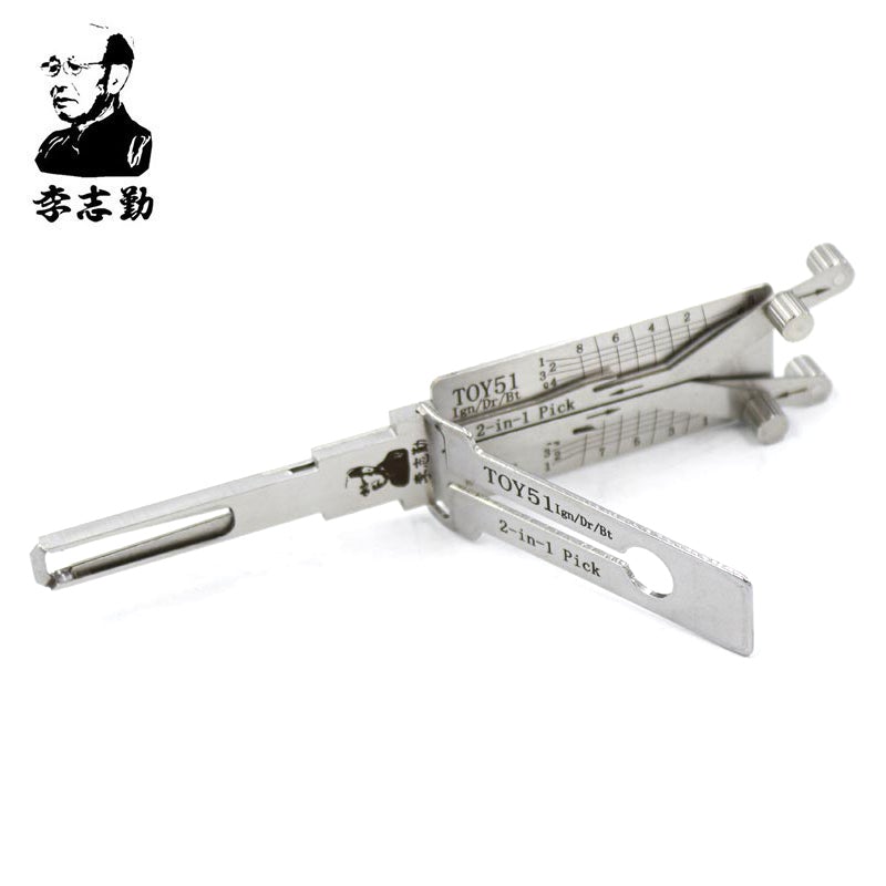 Mr. Li's Original Lishi TOY51 2in1 Decoder and Pick for TOYOTA