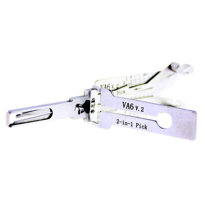 Mr. Li's Original Lishi VA6 (4 Lifters) 2in1 Decoder and Pick for Citroen, Peugeot, Renault