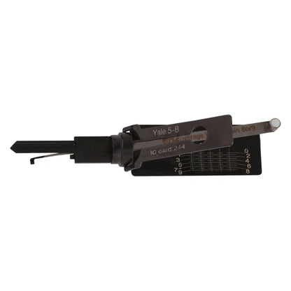 Lishi Style AKK Yale-5B 2-in-1 Pick & Decoder for YALE 5-Pin Euro Lock Cylinder
