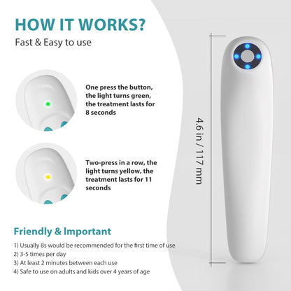 bug biteNew electric anti-itch device, a physical anti-itch tool to relieve the itch from mosquito bites