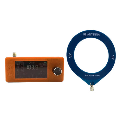 New Mini SI4732 0.5-108mhz Portable Radio LSB USB AM FM Pocket Mini Radio 1.9" IPS Screen All Band Radio Receiver with Antenna