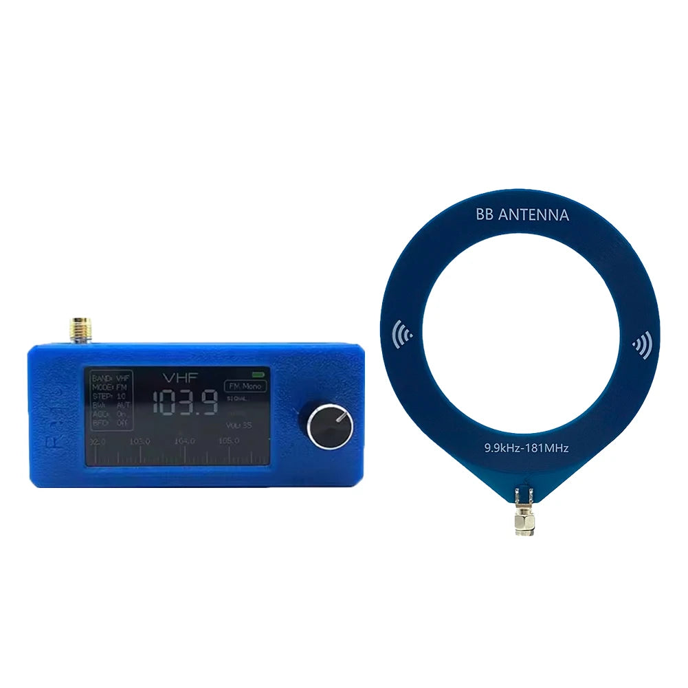 New Mini SI4732 0.5-108mhz Portable Radio LSB USB AM FM Pocket Mini Radio 1.9" IPS Screen All Band Radio Receiver with Antenna
