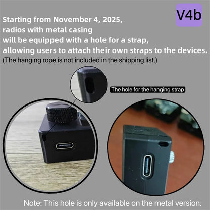 AMNVOLT V4B ATS MINI SI4732 Radio ALL Band DSP Radio FM AM SSB LSB USB Receiver with Added the Wired Headphone Feature