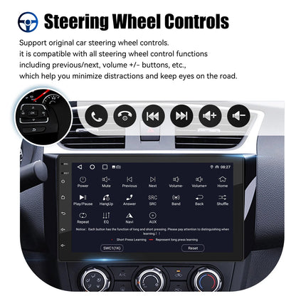ESSGOO Android 15 Car Radio Wireless Carplay Auto 2 Din 7"/9"/10" GPS Navigator MP5 Player Glass Screen Wi-Fi FM BT Car Stereo