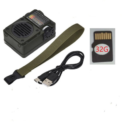HRD-700 Full Band MW/FM /SW/WB Radio Portable Multimedia Music Player Portable Receive Signal Rechargeable Support Bluetooth TF