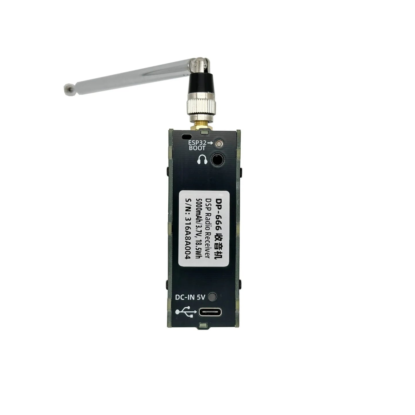 DP-666 TEF6686 Radio High Sensitivity Full Band FM AM LW MW SW Shortwave ESP32 RDS 2.8 inch IPS LCD DEEPELEC