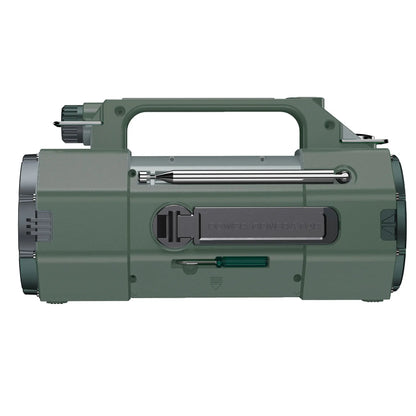 New Outdoor Multifunctional Radio FM/MW/SW/VHF/WB,Manual Emergency Generator,LED Flashlight Emergency Charging SOS Alarm,5000mAh