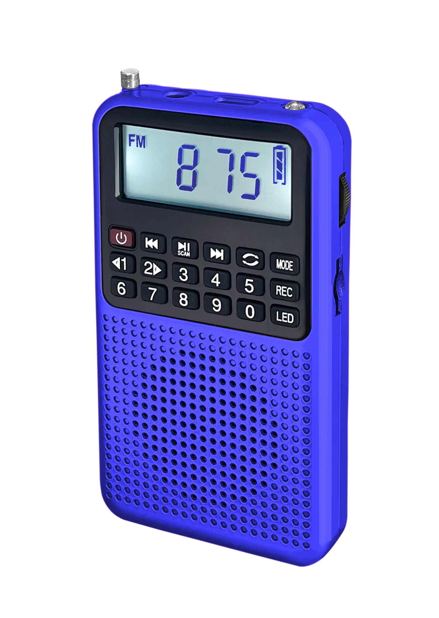 EONKO L-628 Bluetooth FM Radio with TF Card Slot Voice Recorder Flashlight LED Light Earphone Jack  Rechargeable Battery