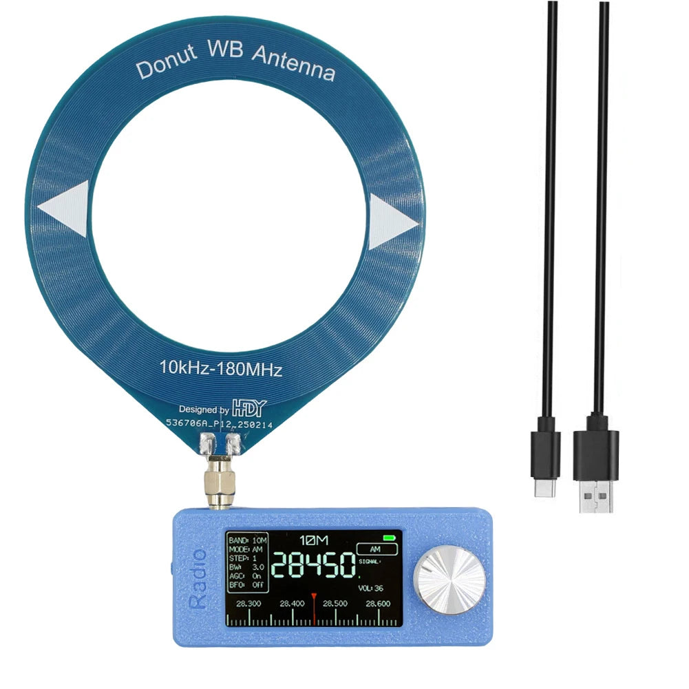 New SI4732 0.5-108mhz Pocket Mini Radio LSB USB AM FM All Band Radio Receiver with Antenna FM/AM Radio HF SW MW VHF Radio