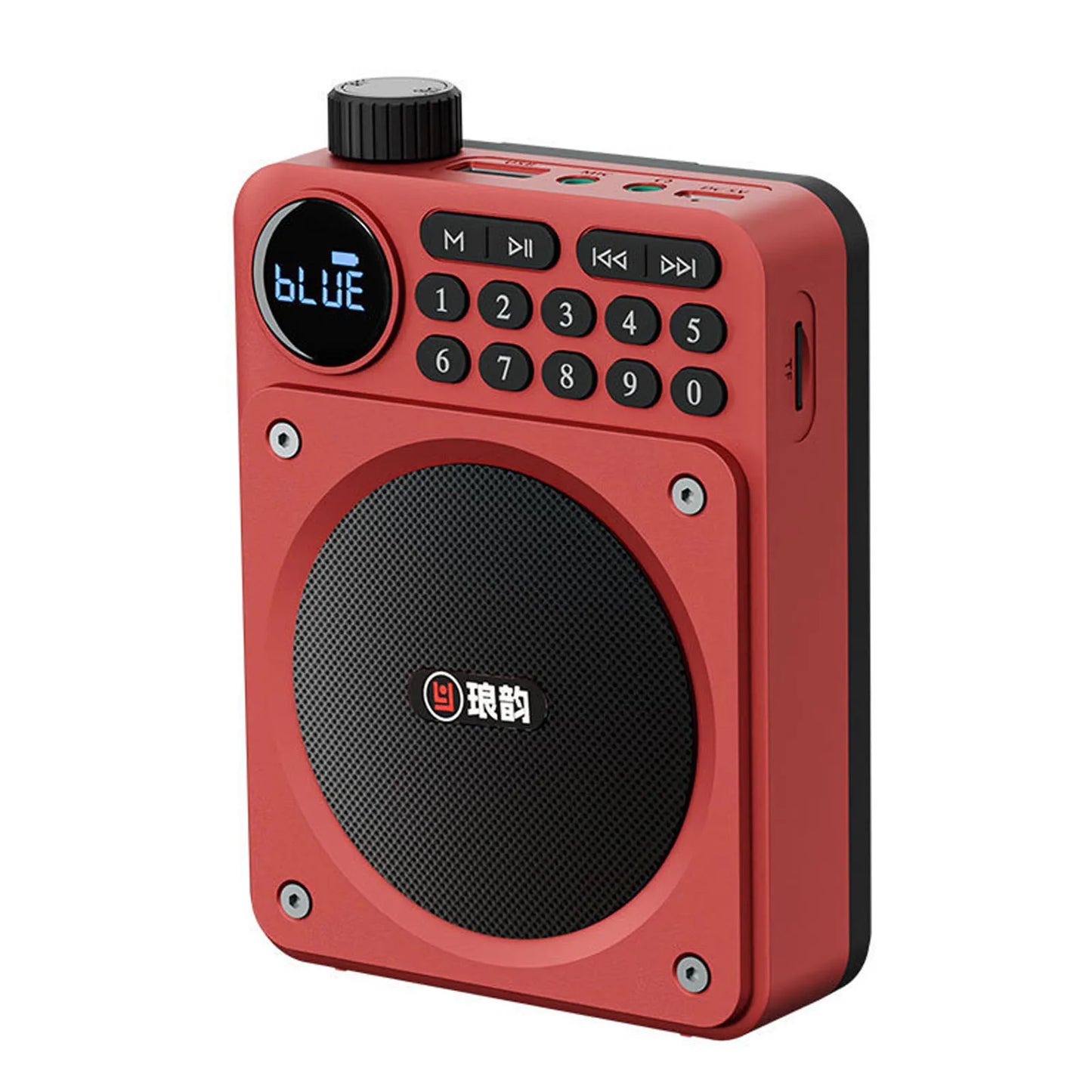 Mini Portable FM Radio Removable Rechargeable Battery Radios Receiver Bluetooth Speaker TF USB Music Player HD Voice Amplifier