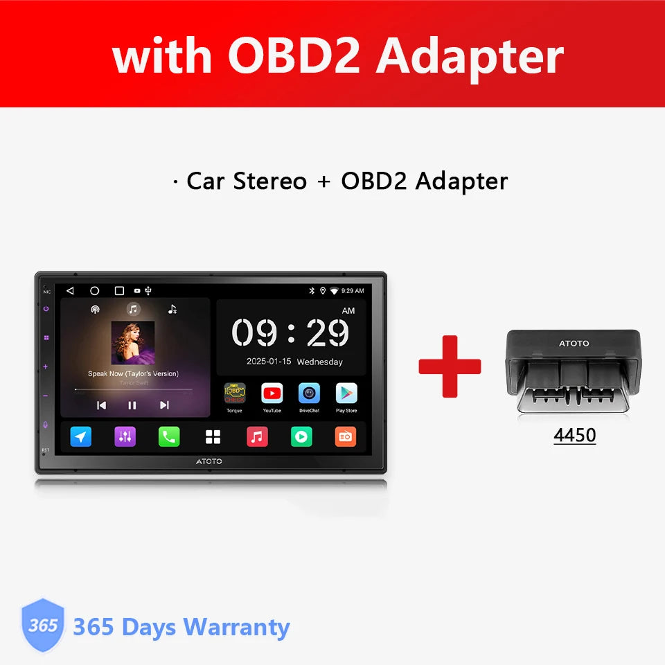 7 inch 2Din Android Car Multimedia Player Carplay Screen Android Auto Bluetooth Radio Double 2 Din Car Stereo A5 A5L Atotozone