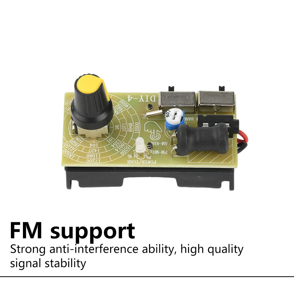 87–108MHz FM/MW/SW Multi Band Headphone Radio Medium Wave Short Wave Fm Radio Module DIY Finished Product Without Battery