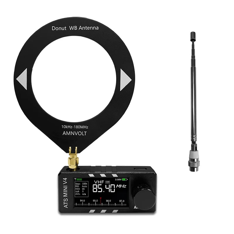 AMNVOLT V4B ATS MINI SI4732 Radio ALL Band DSP Radio FM AM SSB LSB USB Receiver with Added the Wired Headphone Feature