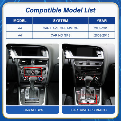 8.9 Inch 12.3'' Touch Display Multimedia Player Andriod Auto Link For Audi A4 S4 B8 2008-2016 GPS Carplay Screen Car Play
