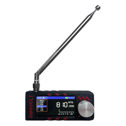 New Mini SI4732 0.5-108mhz Portable Radio LSB USB AM FM Pocket Mini Radio 1.9" IPS Screen All Band Radio Receiver with Antenna