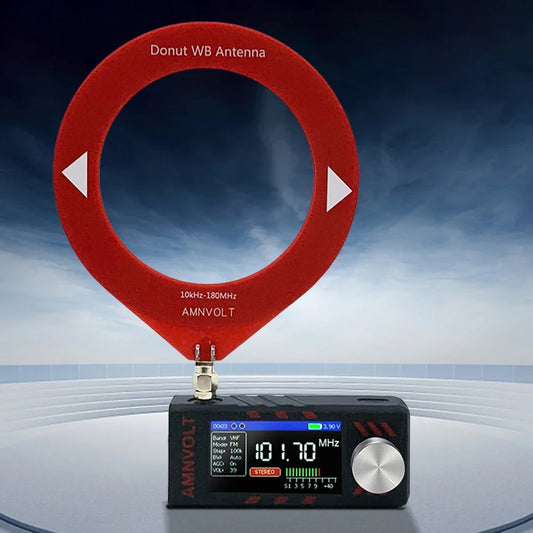 SI4732 0.5-108mhz LSB USB AM FM FM/AM Radio 1.9inch IPS Screen Mini Pocket Radio with Antenna All Band Radio Receiver