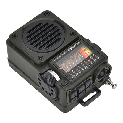 HRD-700 Full Band MW/FM /SW/WB Radio Portable Multimedia Music Player Portable Receive Signal Rechargeable Support Bluetooth TF