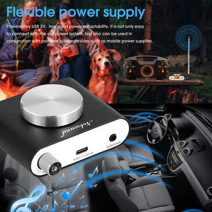 Nobsound NS-10G FM Mini 64-108MHz FM Radio Tuner for Global Use Manual/Auto Search Home/Car Radio
